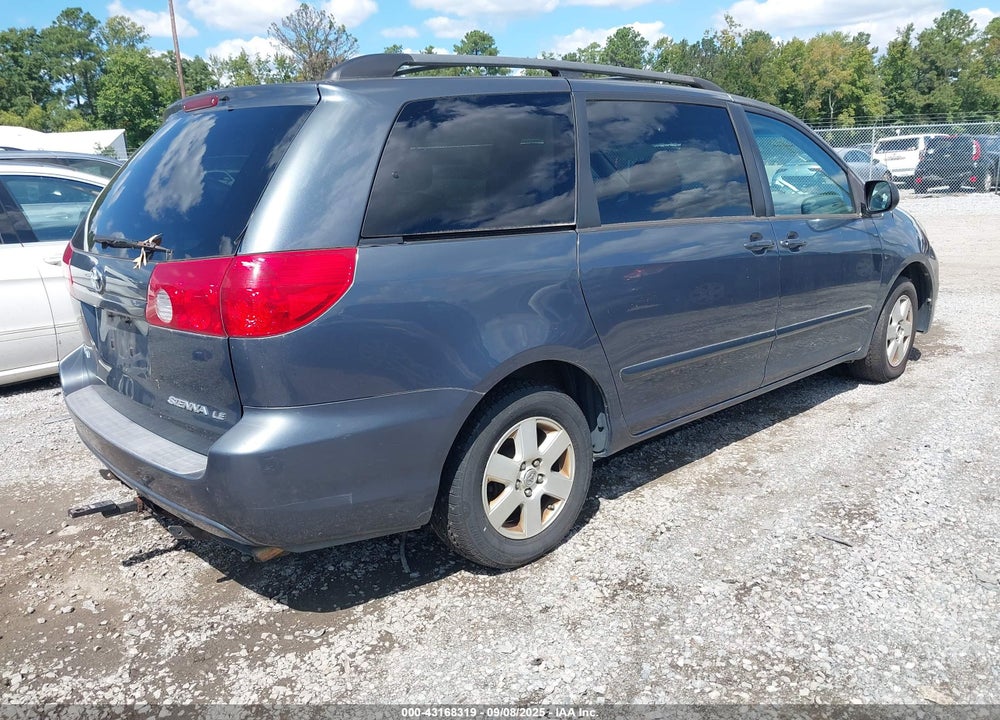 2008 TOYOTA SIENNA LE VIN: 5TDZK23CX8S182429