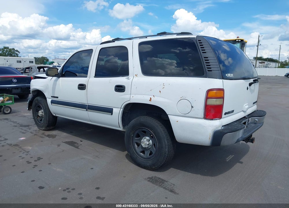 2000 CHEVROLET TAHOE ALL NEW LS VIN: 1GNEK13T0YJ120504