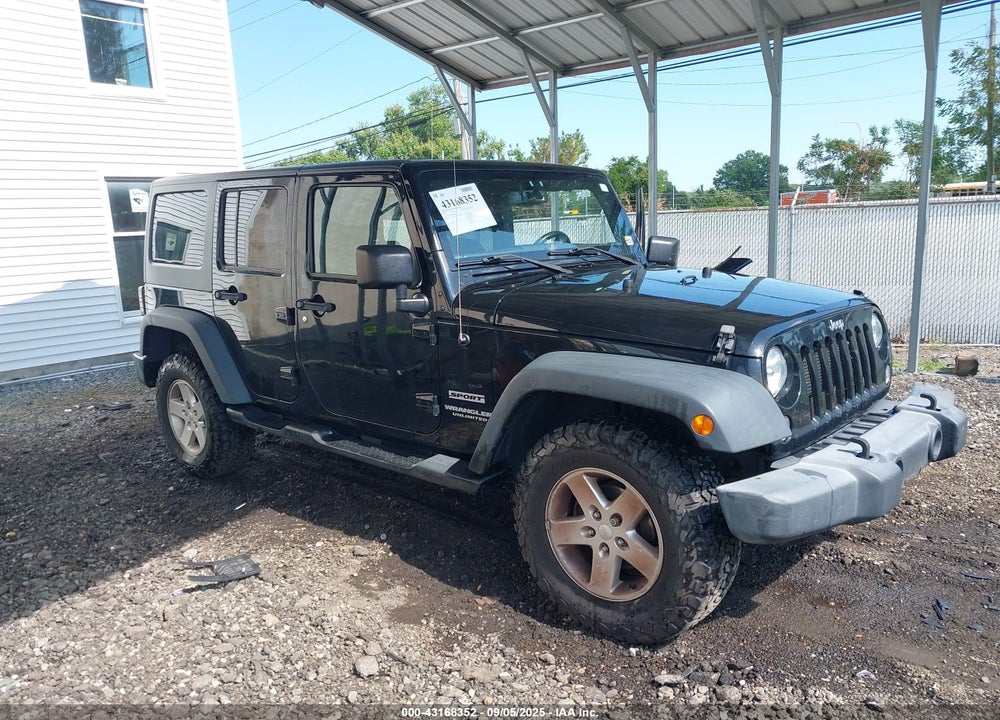 2017 JEEP WRANGLER UNLIMITED SPORT 4X4 VIN: 1C4BJWDG8HL622114