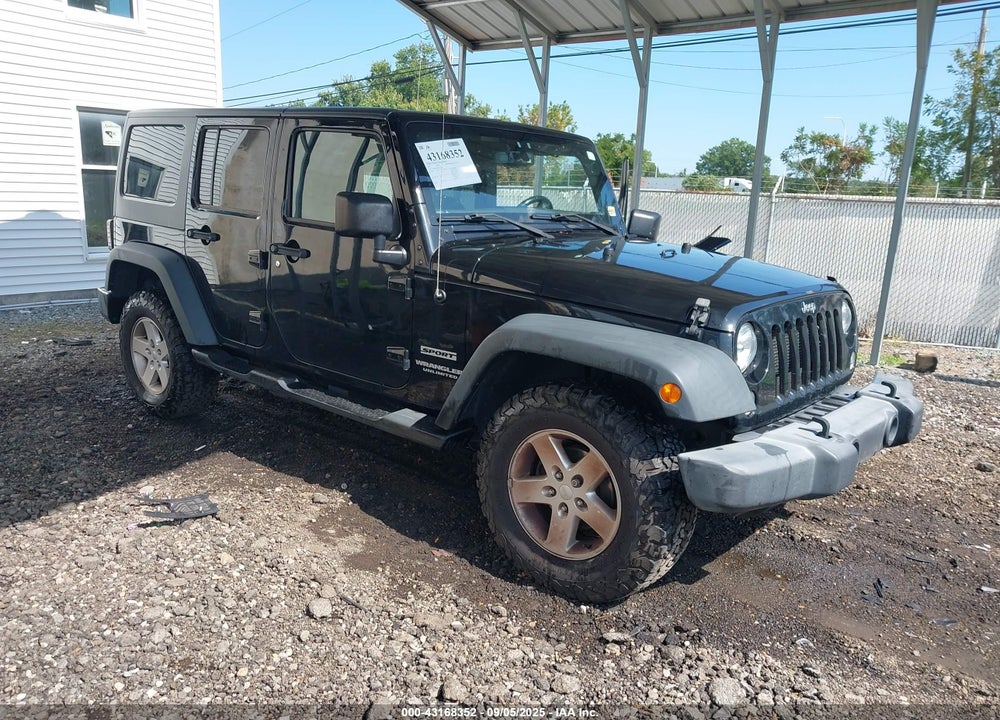 2017 JEEP WRANGLER UNLIMITED SPORT 4X4 VIN: 1C4BJWDG8HL622114