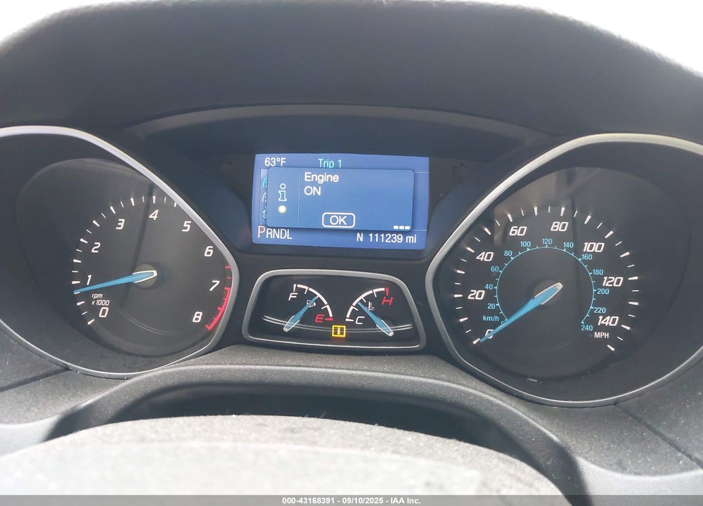 2014 FORD FOCUS VIN: 1FADP3F21EL456107