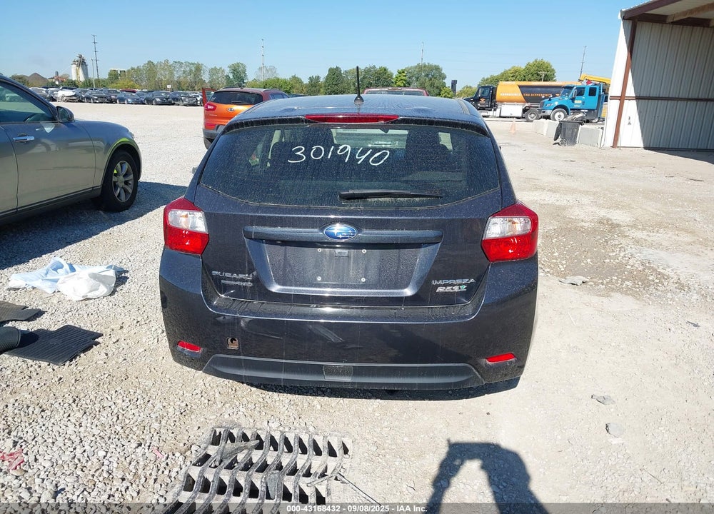 2015 SUBARU IMPREZA VIN: JF1GPAA62F8301940
