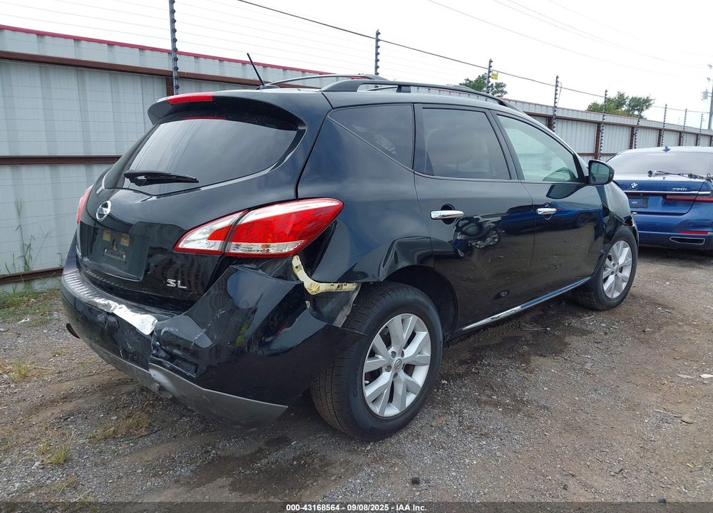 2011 NISSAN MURANO VIN: JN8AZ1MU3BW070335