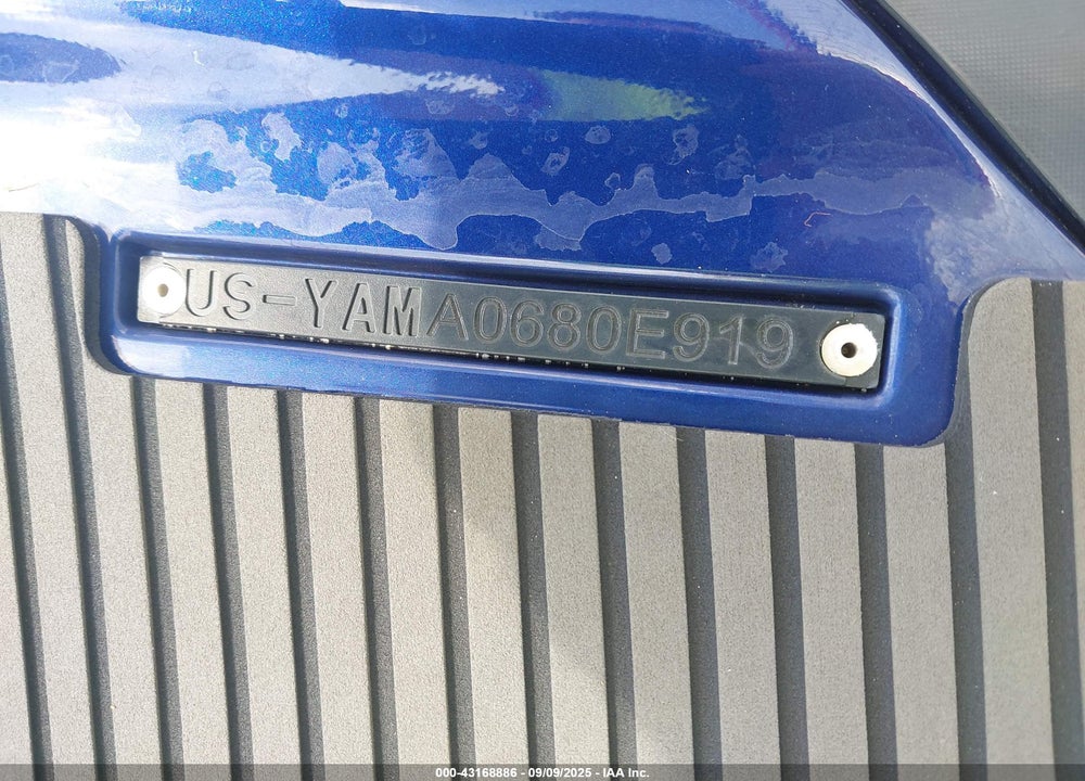 2019 YAMAHA VX CRUISER HO VIN: 00000YAMA0680E919