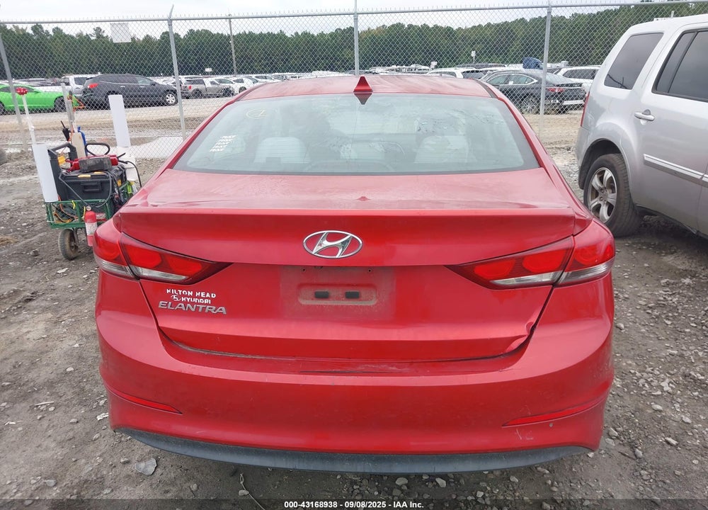 2017 HYUNDAI ELANTRA VIN: 5NPD84LF4HH025502