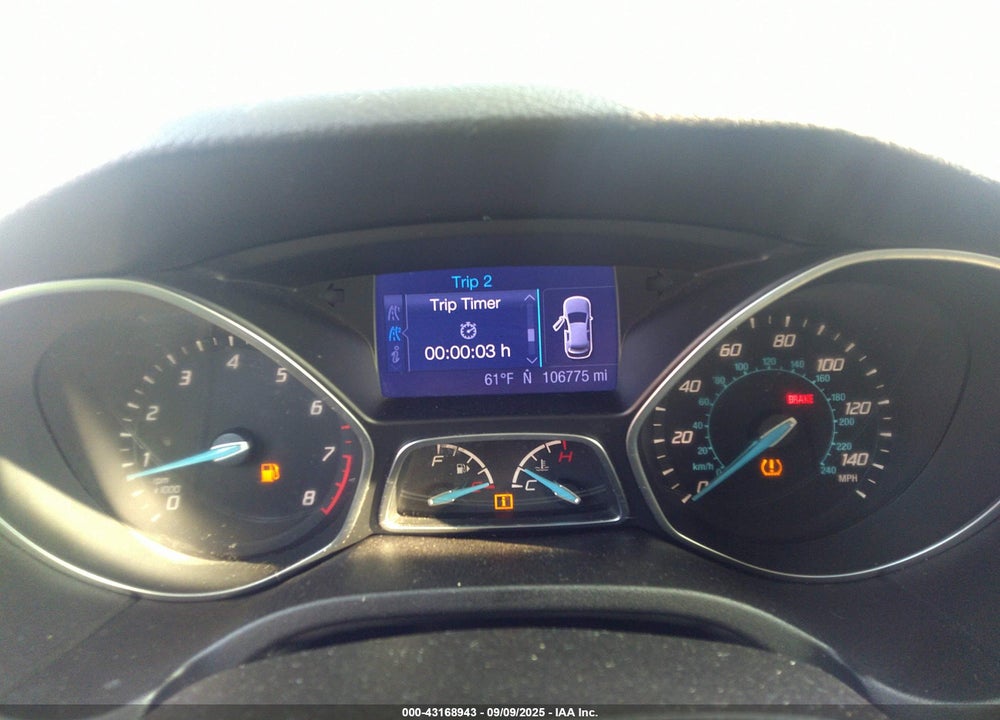 2013 FORD FOCUS SE VIN: 1FADP3F27DL166887