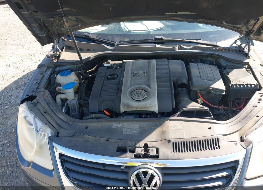 2008 VOLKSWAGEN EOS TURBO VIN: WVWAA71F68V048081