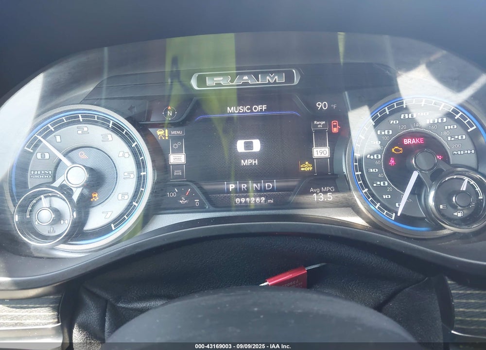 2019 RAM 1500 VIN: 1C6SRFHT6KN921748