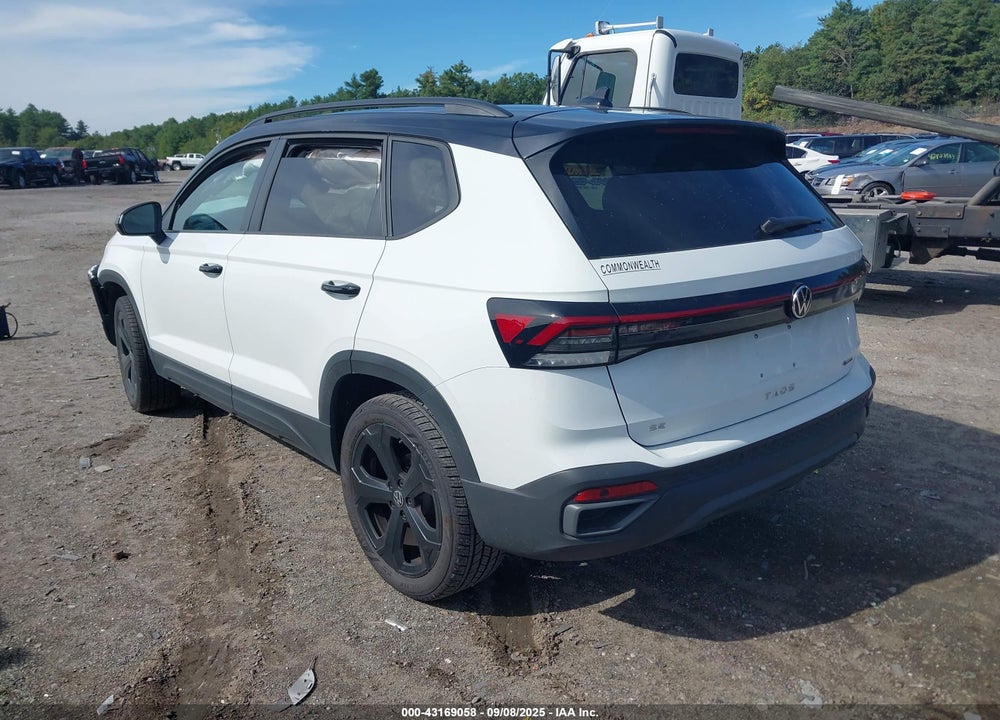 2025 VOLKSWAGEN TAOS 1.5T SE BLACK VIN: 3VV2C7B21SM034716