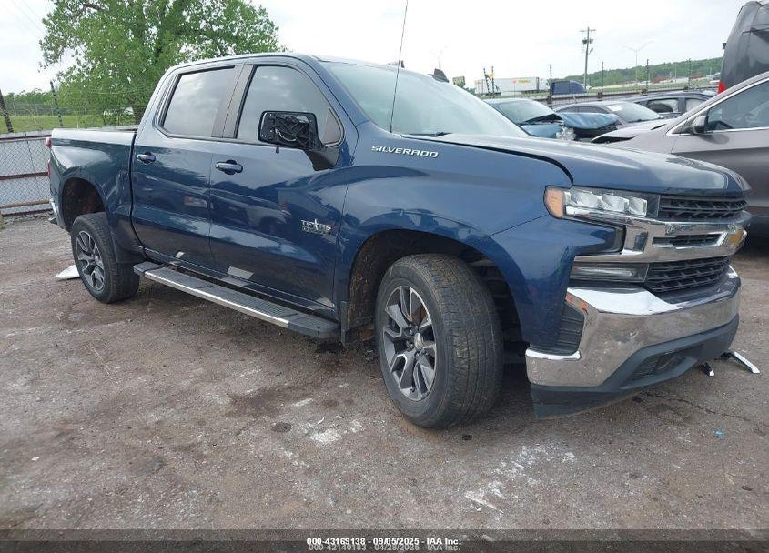 2020 CHEVROLET SILVERADO 1500 2WD  SHORT BED LT VIN: 3GCPWCEDXLG412713
