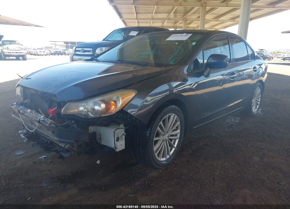 2012 SUBARU IMPREZA VIN: JF1GJAG68CH004224
