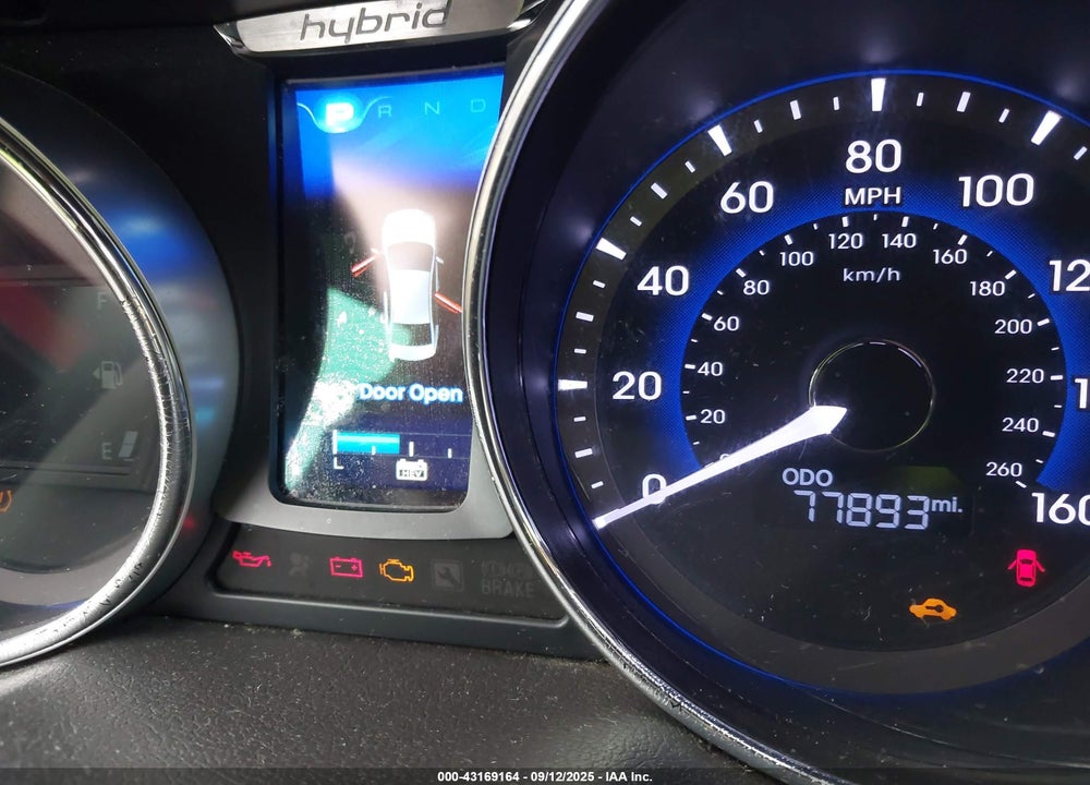 2013 HYUNDAI SONATA HYBRID VIN: KMHEC4A47DA067874
