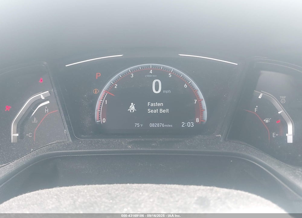 2019 HONDA CIVIC SPORT VIN: SHHFK7H45KU421929