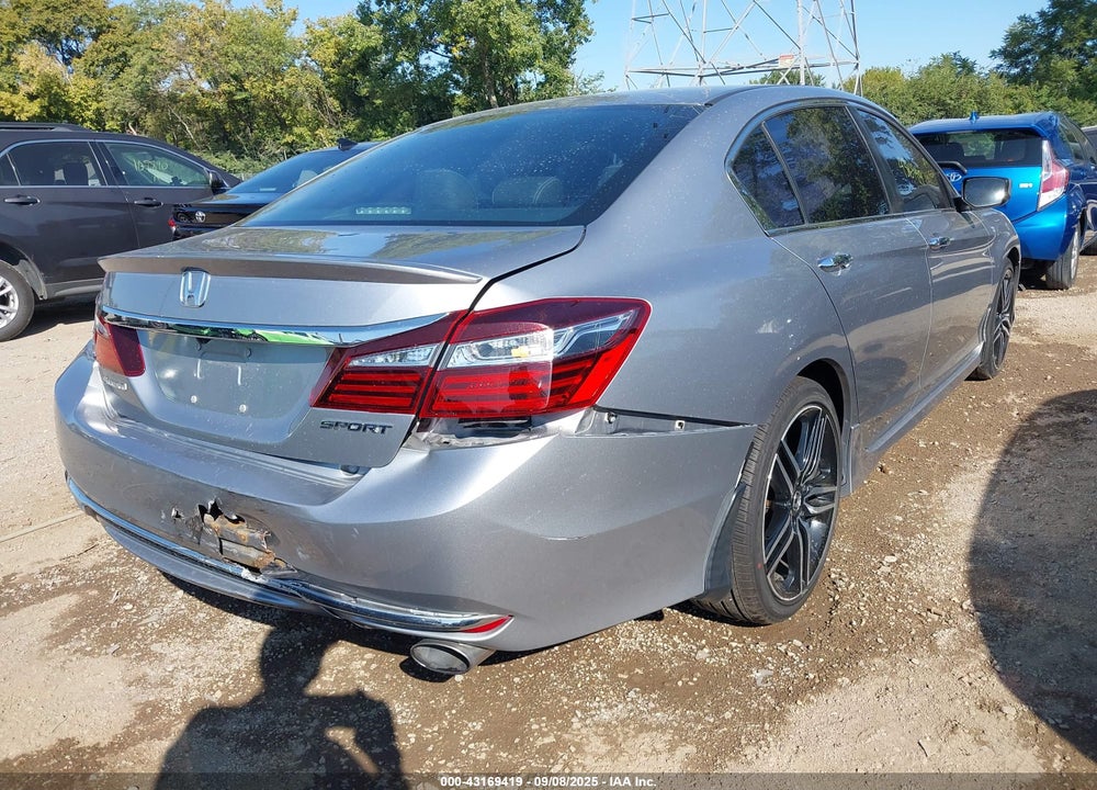 2016 HONDA ACCORD VIN: 1HGCR2F56GA165686