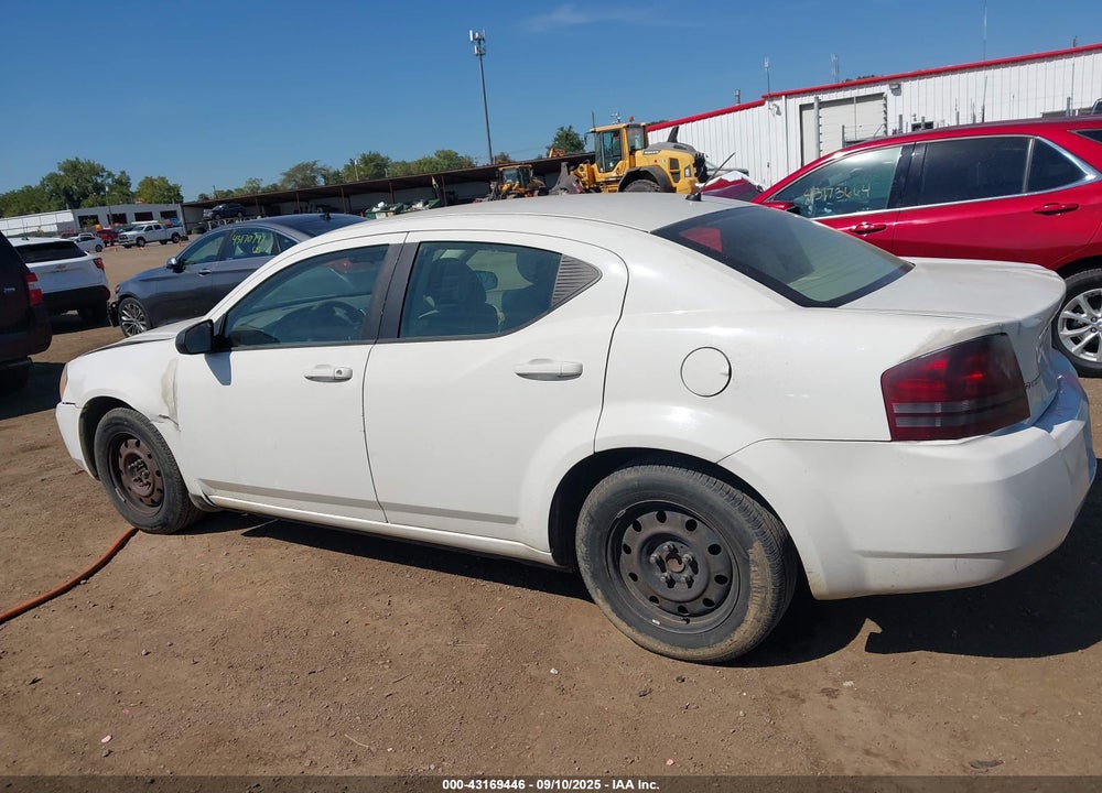 2008 DODGE AVENGER SE VIN: 1B3LC46K38N631362