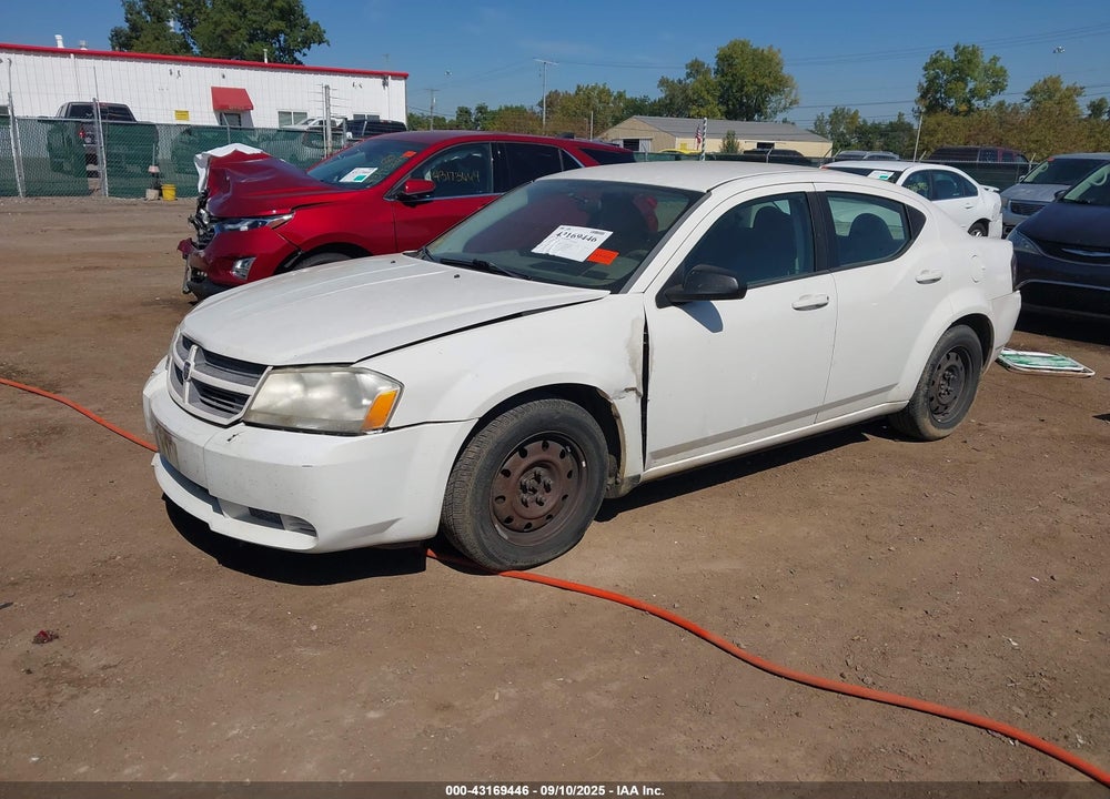 2008 DODGE AVENGER SE VIN: 1B3LC46K38N631362