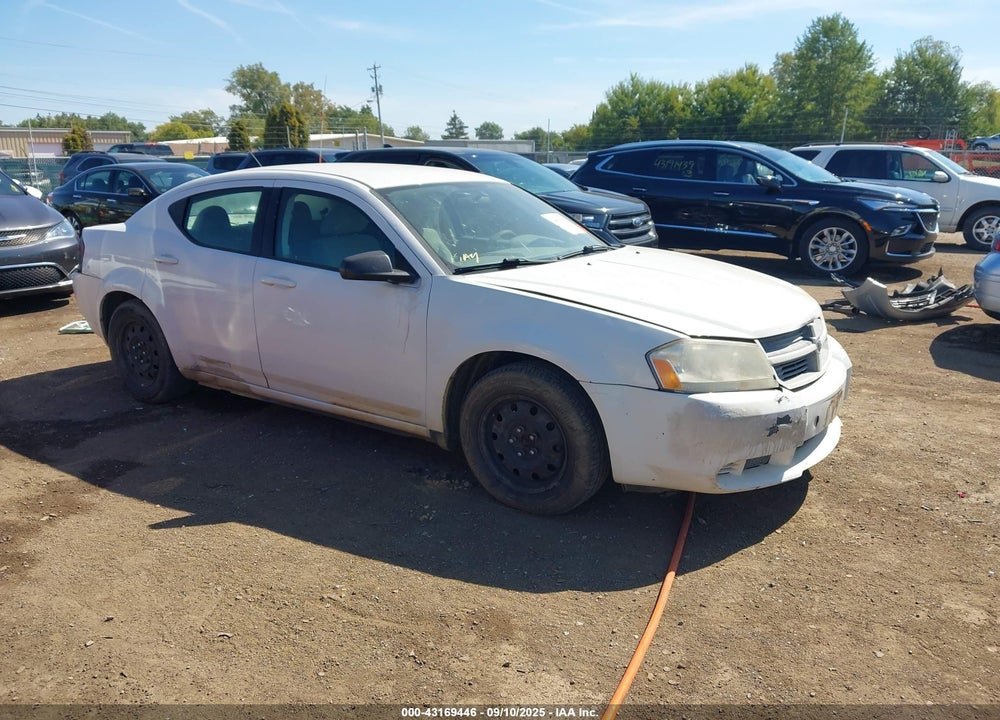 2008 DODGE AVENGER SE VIN: 1B3LC46K38N631362