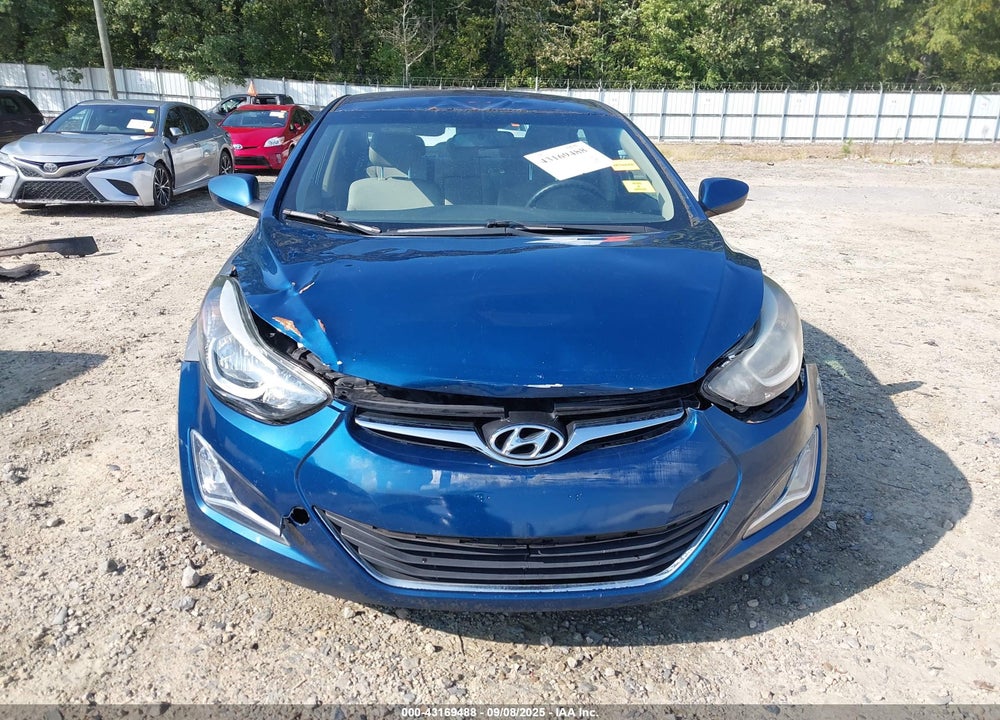2015 HYUNDAI ELANTRA SE VIN: KMHDH4AEXFU221758