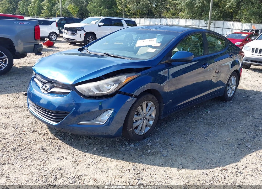 2015 HYUNDAI ELANTRA SE VIN: KMHDH4AEXFU221758