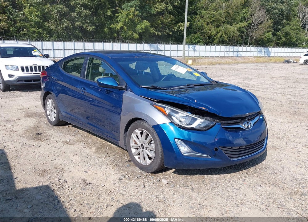 2015 HYUNDAI ELANTRA SE VIN: KMHDH4AEXFU221758