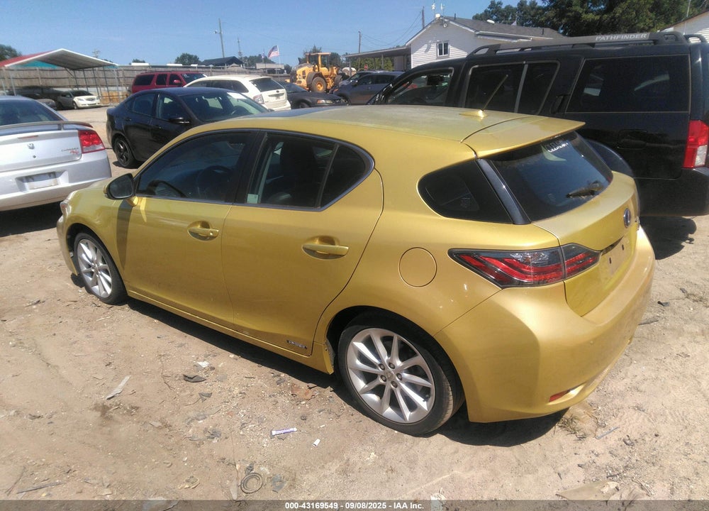2012 LEXUS CT 200H VIN: JTHKD5BH5C2061882