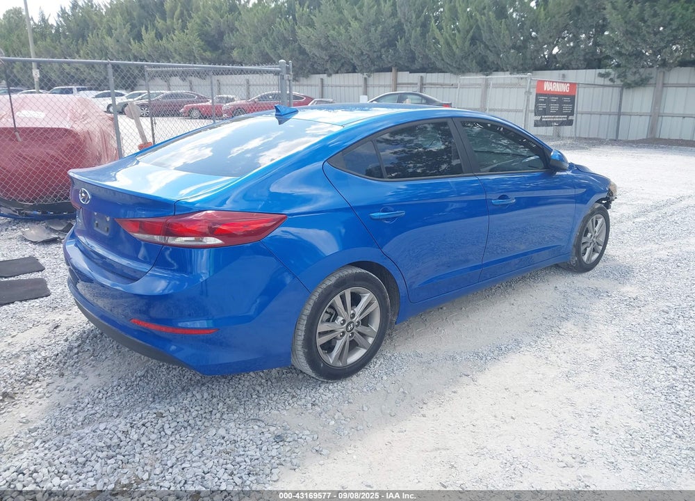 2018 HYUNDAI ELANTRA SEL VIN: KMHD84LF0JU625764