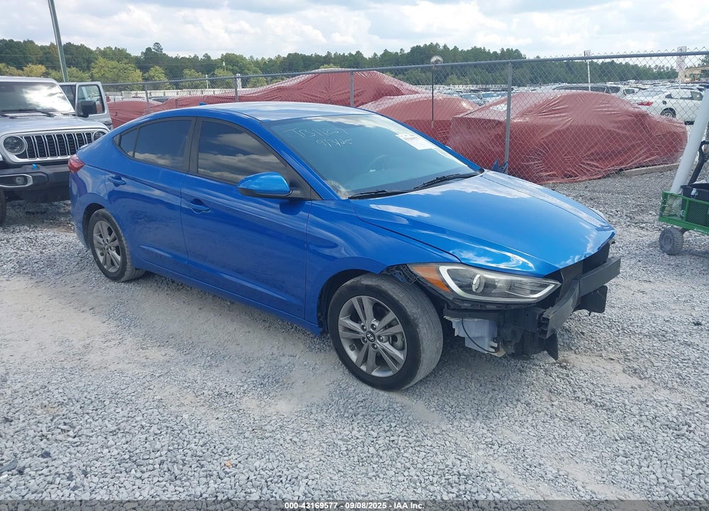 2018 HYUNDAI ELANTRA SEL VIN: KMHD84LF0JU625764