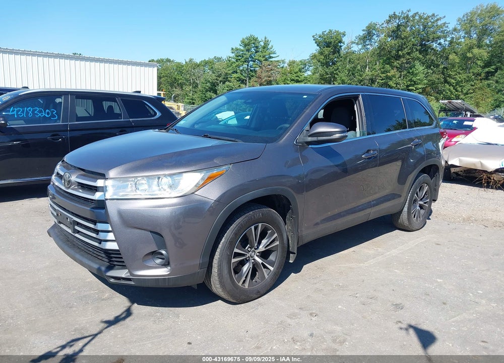 2019 TOYOTA HIGHLANDER VIN: 5TDZZRFH2KS308608