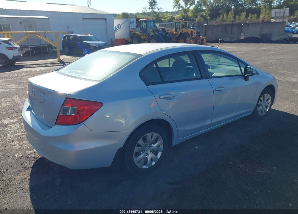 2012 HONDA CIVIC VIN: 2HGFB2F51CH509924