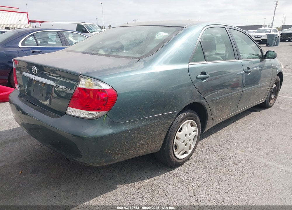 2005 TOYOTA CAMRY LE VIN: 4T1BE32K95U072210