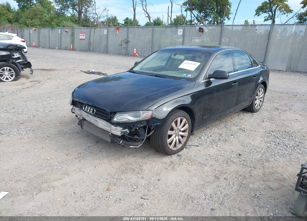 2012 AUDI A4 VIN: WAUBFAFL9CA116128