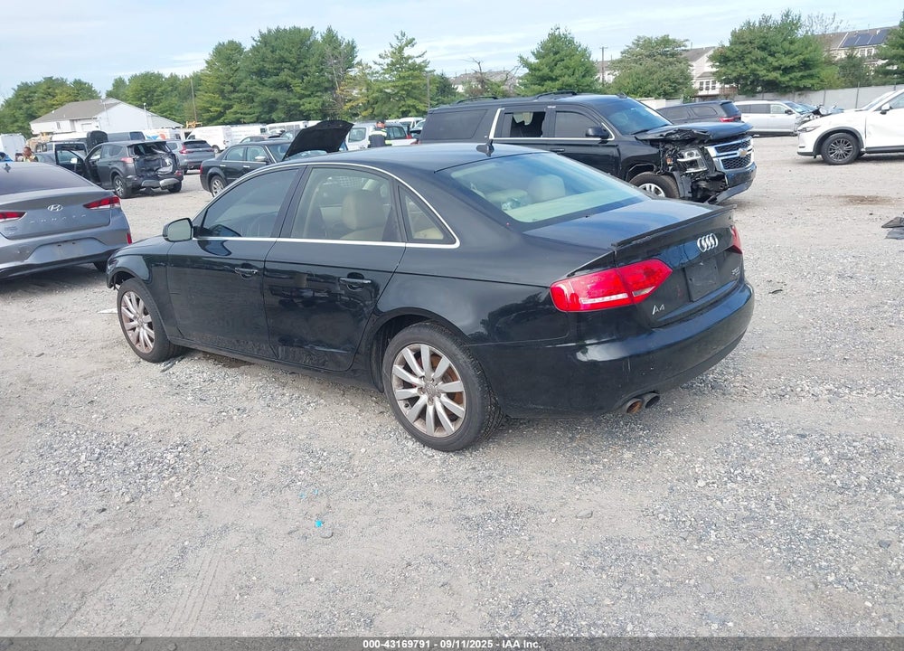 2012 AUDI A4 VIN: WAUBFAFL9CA116128