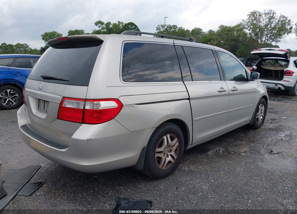 2006 HONDA ODYSSEY EX-L VIN: 5FNRL38756B428237