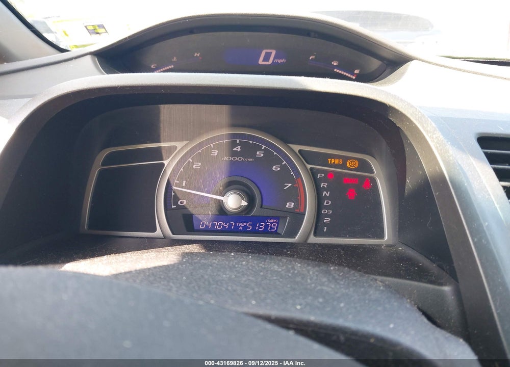 2009 HONDA CIVIC VIN: 2HGFA16509H326648