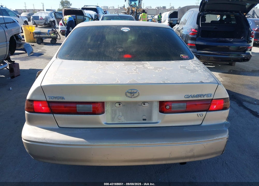 1999 TOYOTA CAMRY LE V6 VIN: JT2BF28K3X0198715