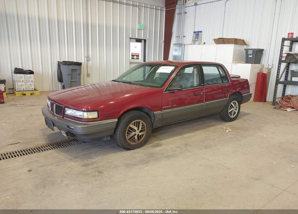1988 PONTIAC GRAND AM LE VIN: 1G2NV54D5JC787078