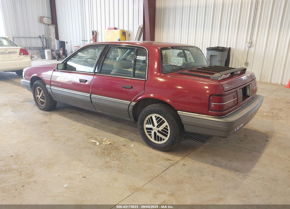 1988 PONTIAC GRAND AM LE VIN: 1G2NV54D5JC787078