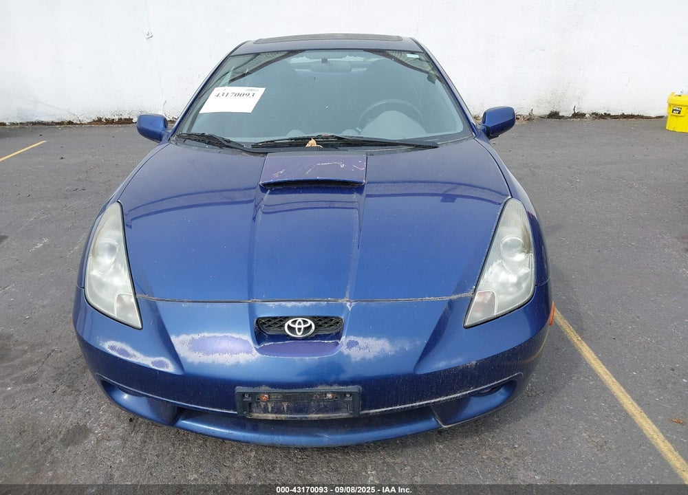 2000 TOYOTA CELICA GT VIN: JTDDR32T5Y0018537