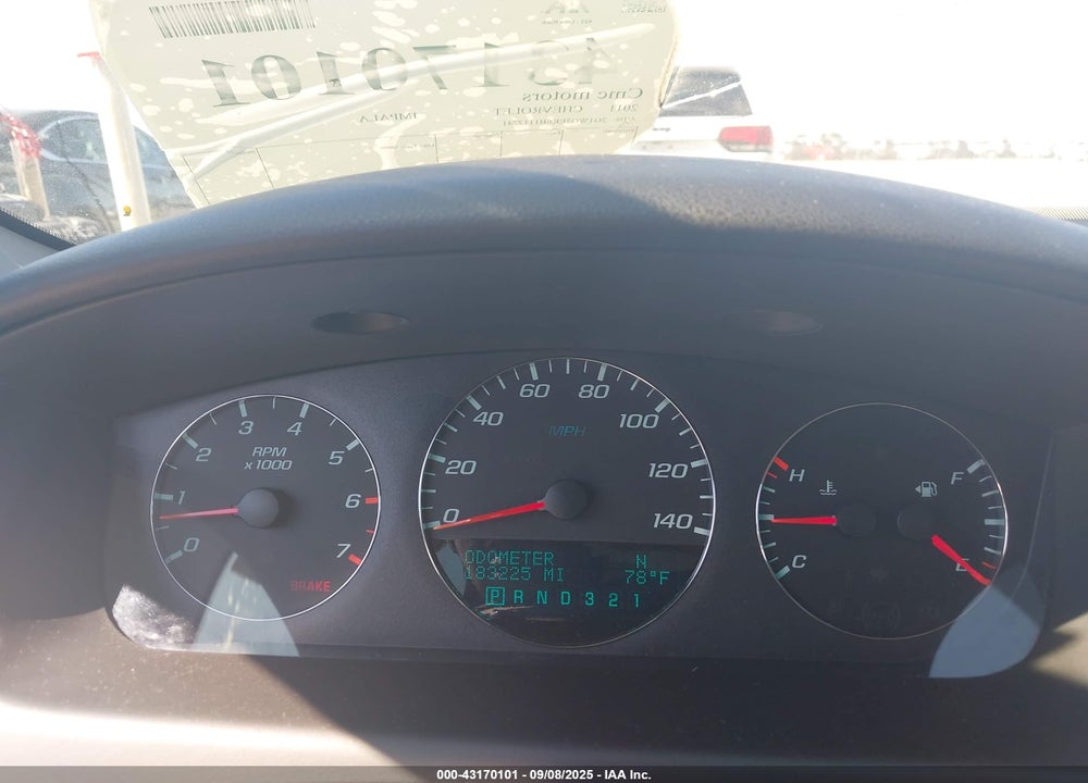 2011 CHEVROLET IMPALA VIN: 2G1WG5EK6B1117241