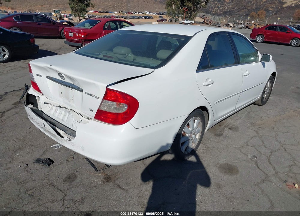 2002 TOYOTA CAMRY XLE V6 VIN: 4T1BF30K52U503461