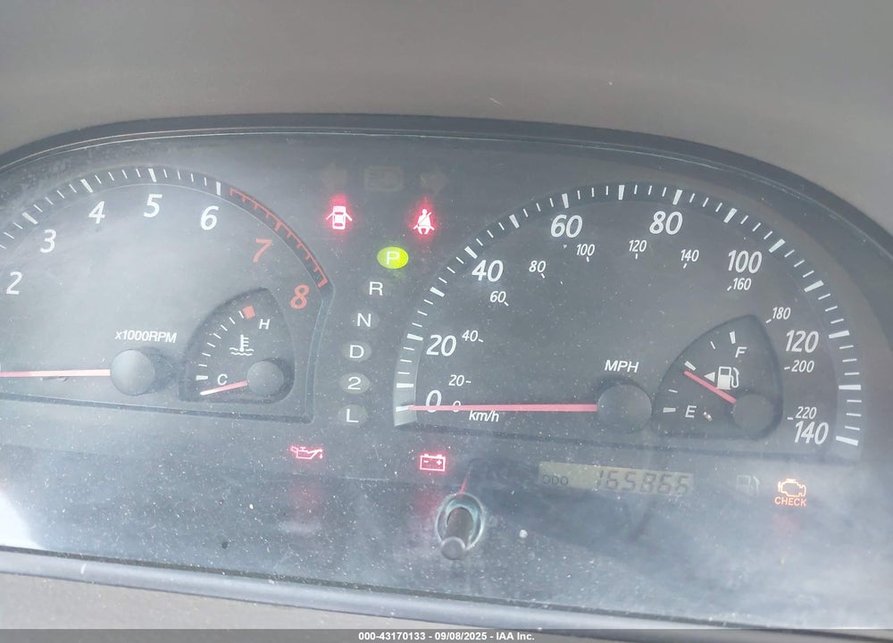 2002 TOYOTA CAMRY XLE V6 VIN: 4T1BF30K52U503461
