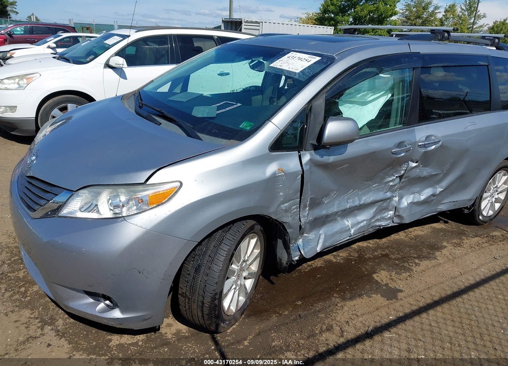 2014 TOYOTA SIENNA XLE 7 PASSENGER VIN: 5TDDK3DC5ES076299