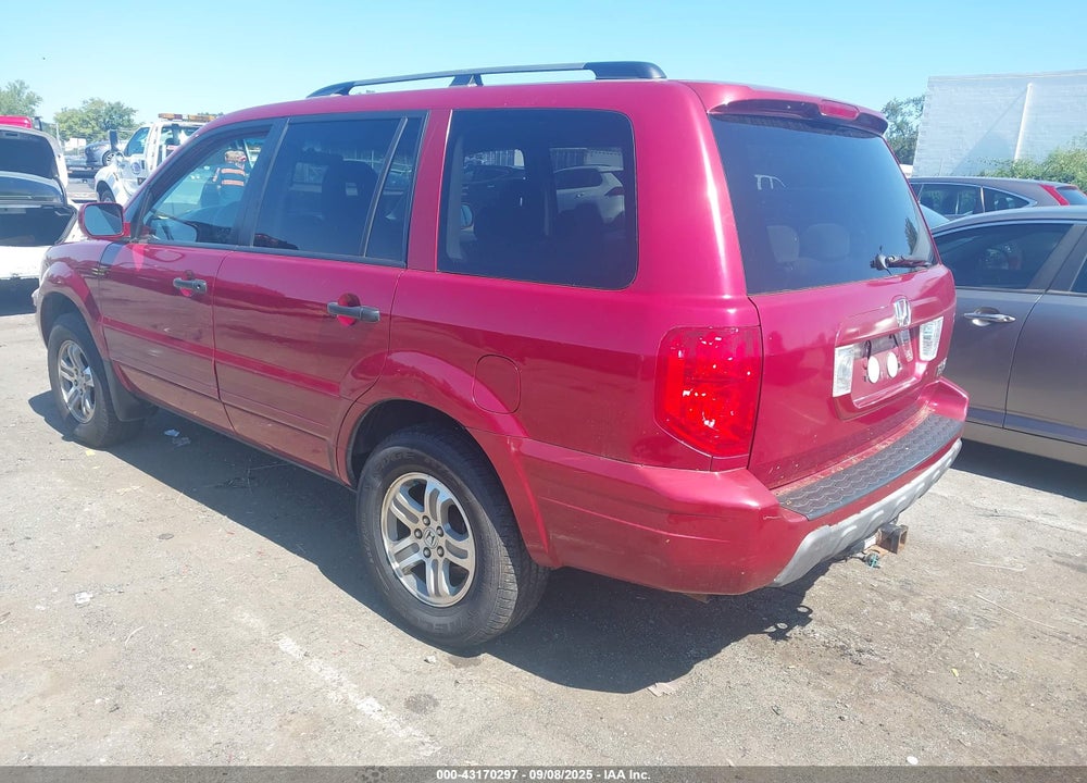2003 HONDA PILOT EX VIN: 2HKYF18403H595440
