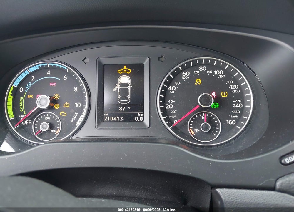 2013 VOLKSWAGEN JETTA HYBRID SE VIN: 3VW637AJ6DM260145