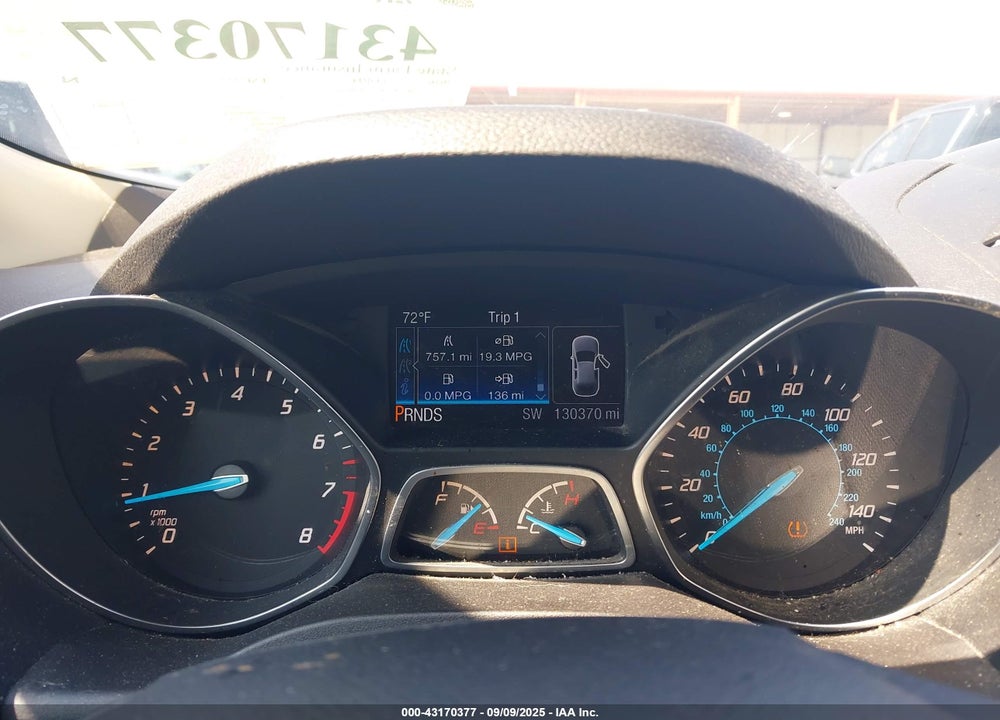 2016 FORD ESCAPE VIN: 1FMCU9G90GUA10696