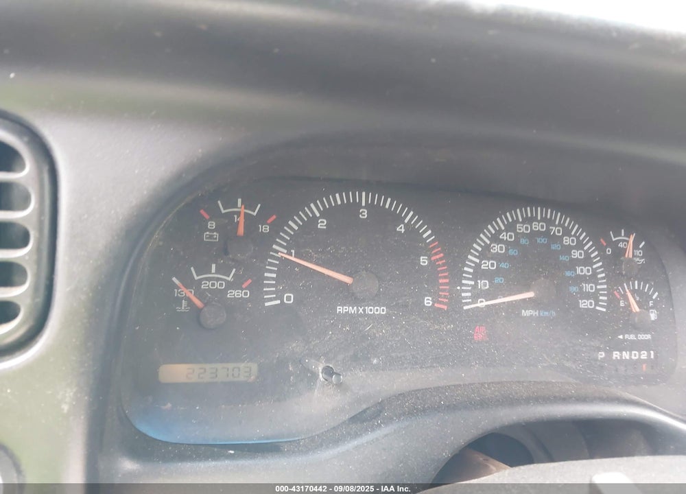 1997 DODGE DAKOTA SLT/SPORT VIN: 1B7GL23Y1VS158359