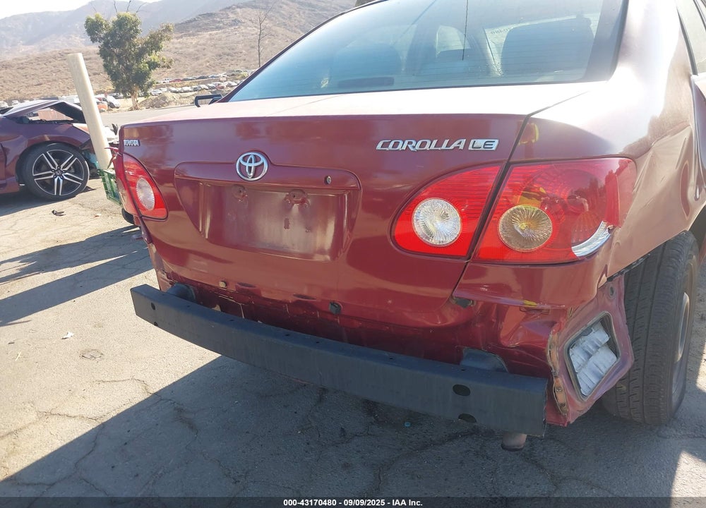 2005 TOYOTA COROLLA LE VIN: 1NXBR32EX5Z404461