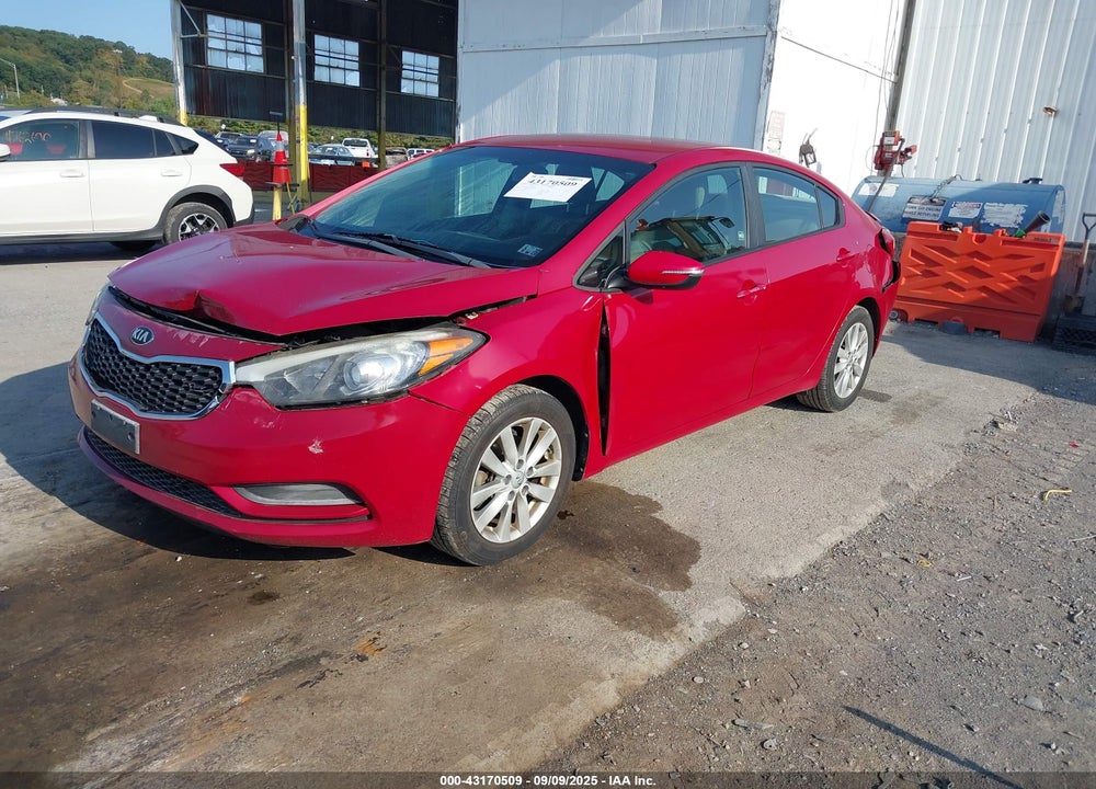 2014 KIA FORTE LX VIN: KNAFX4A69E5210846