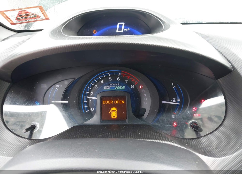 2013 HONDA INSIGHT VIN: JHMZE2H70DS005004