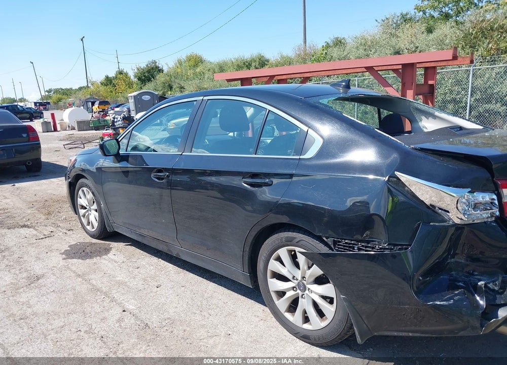 2017 SUBARU LEGACY VIN: 4S3BNAD63H3036449